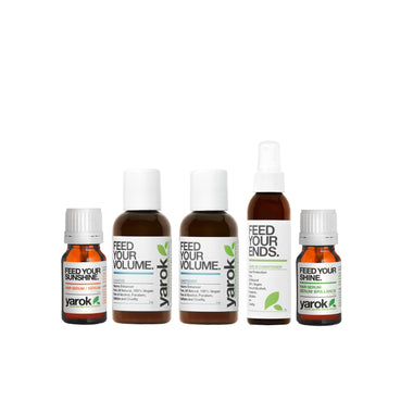 Yarok Salon, Travel Pack, Shampoo, Conditioner, Hair Serum and Shine Drops